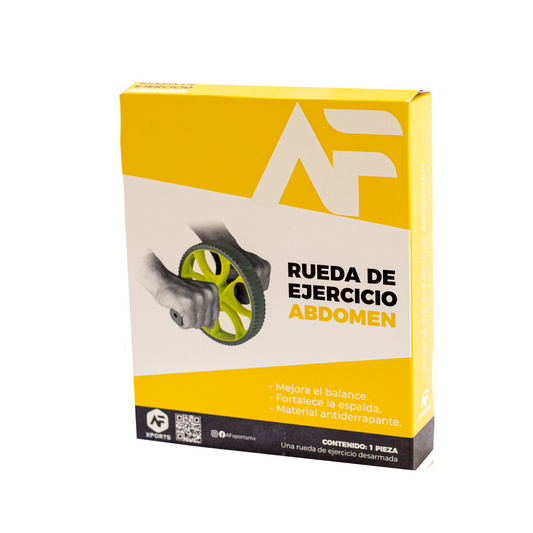 Caja de 6 Pzas Rueda Para Ejercicios De Abdomen Ab Wheel